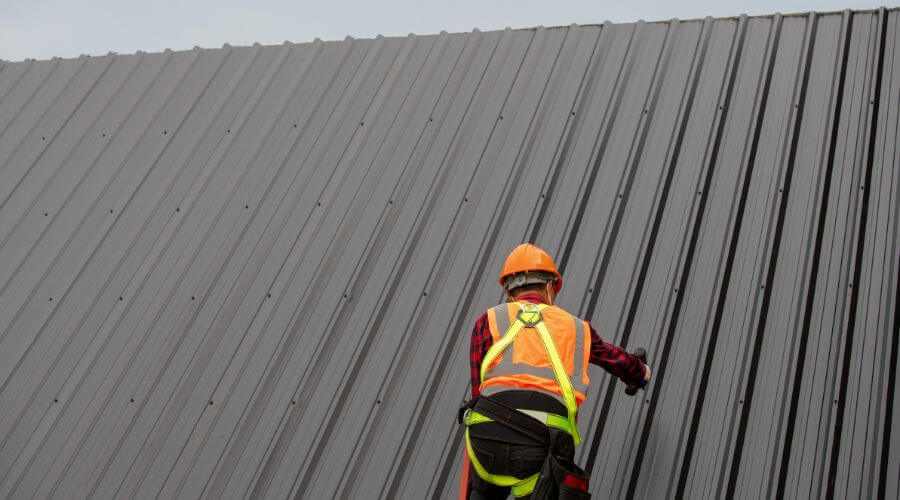Professional metal roof installation services in New Liberty, IA